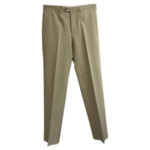 Prada Straight-Leg Trousers in Beige Polyester